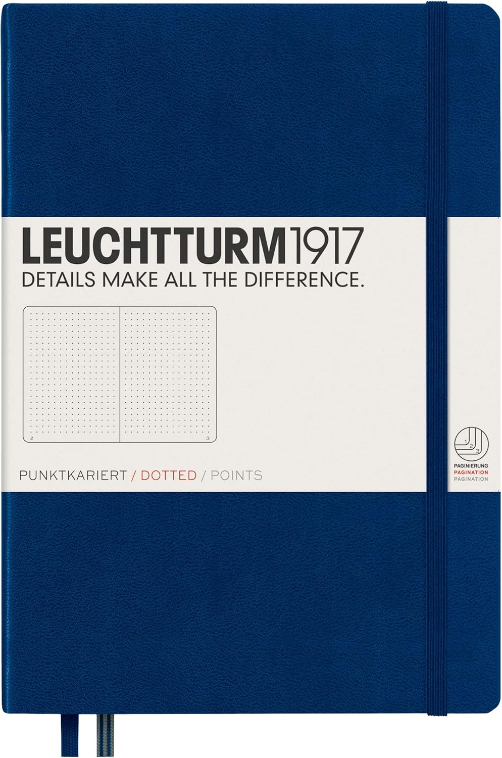 Taccuino LEUCHTTURM1917 Medium A5 - Copertina Rigida, 251 Pagine Numerate, Colore Sky - Foto 8