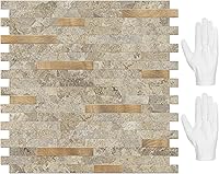 Vista 20 de STICKGOO - Protector contra salpicaduras para despegar y pegar, azulejos de pared de PVC para pegar en el protector contra salpicaduras para cocina