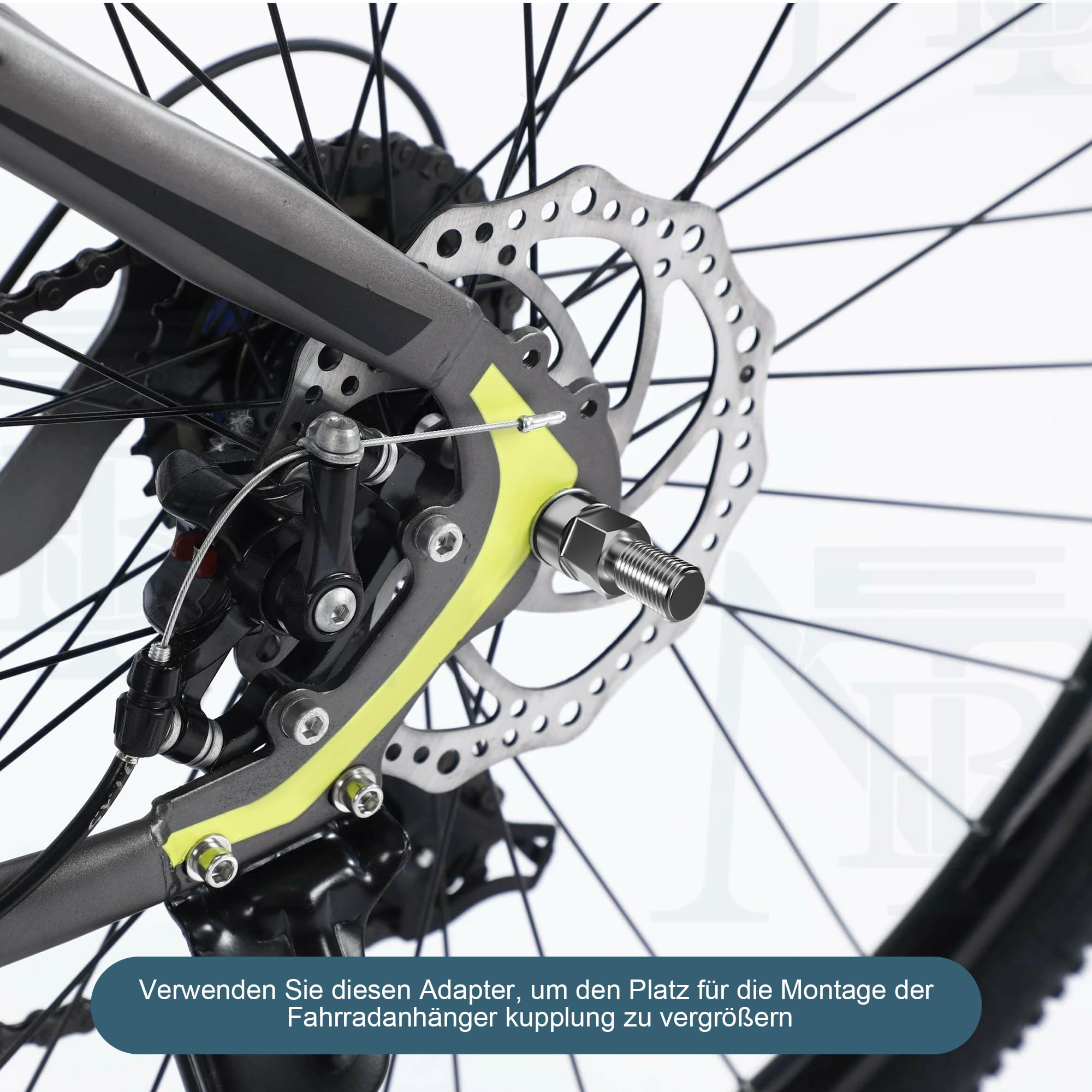 EMTB Adaptateur d'essieu universel pour remorque vélo