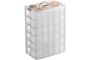 Perfect fornite legos Storage Clear 60 Adjustable Compartments Container Compatible with Lego Di