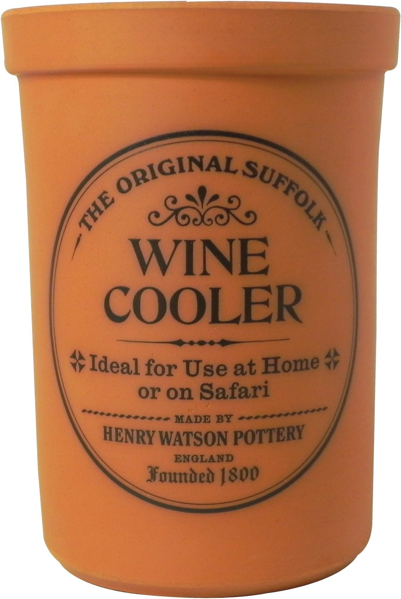 Henry Watson - Wine Cooler - Terracotta - Made in England - 4 inches x 7 inches