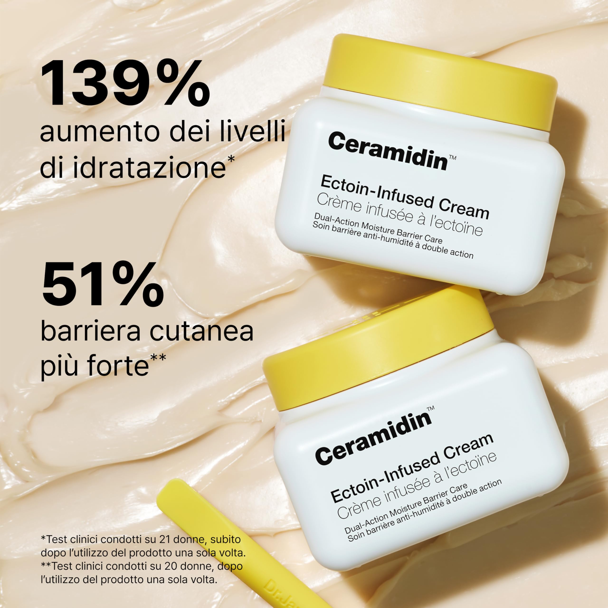 Dr.Jart+ Ceramidin Ectoin-Infused - Crema Viso Idratante 50 ml | Con Ectoina Per Pelli Disidratate - Skincare Coreana