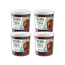 Valsoia – Crema alle Nocciole 100% Vegetale, Ricca di Fibre, Senza Glutine e Olio di Palma, Naturalmente Senza Lattosio, Ideale anche per Vegani, Vegetariani e Celiaci, 4 Confezioni da 200 g