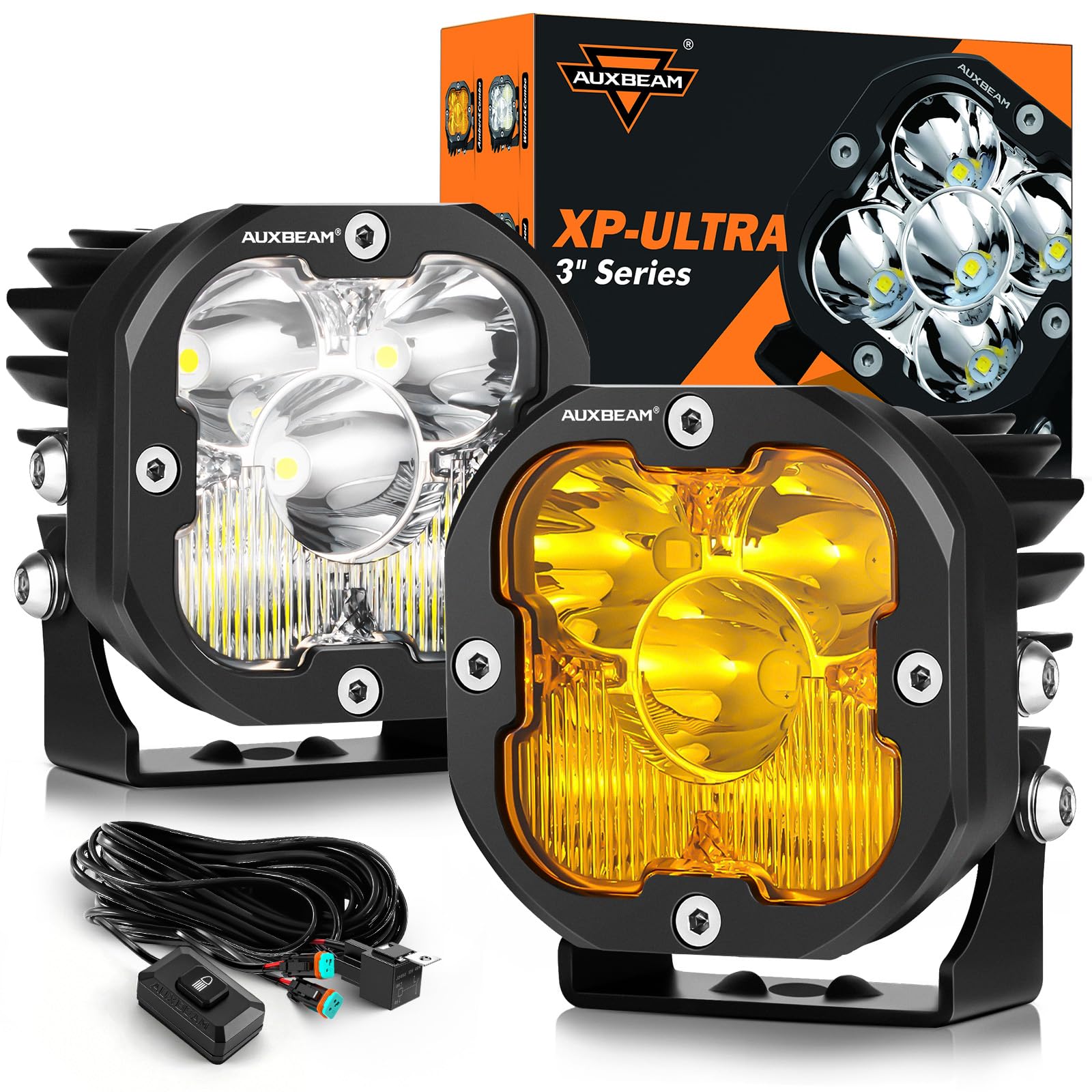 Amazon.com: Auxbeam XP-Ultra Series 3 Inch LED Light Pods Off-Road