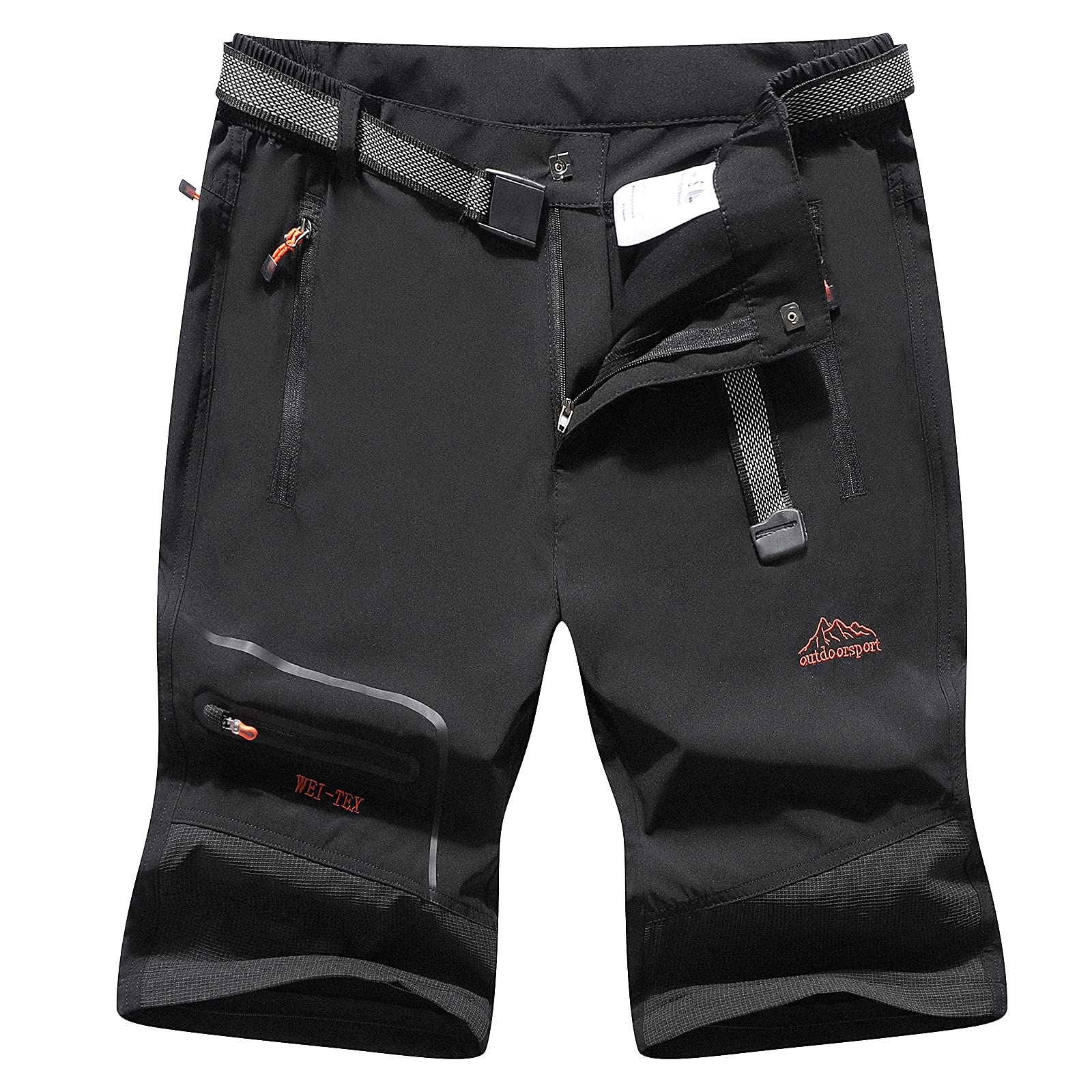 BenBoy Pantalones Trekking Trabajo Impermeables Convertible Hombre Pantalones Cortos Montaña Escalada Senderismo Secado Transpirable Rápido Ligero Pantalon Aire Libre