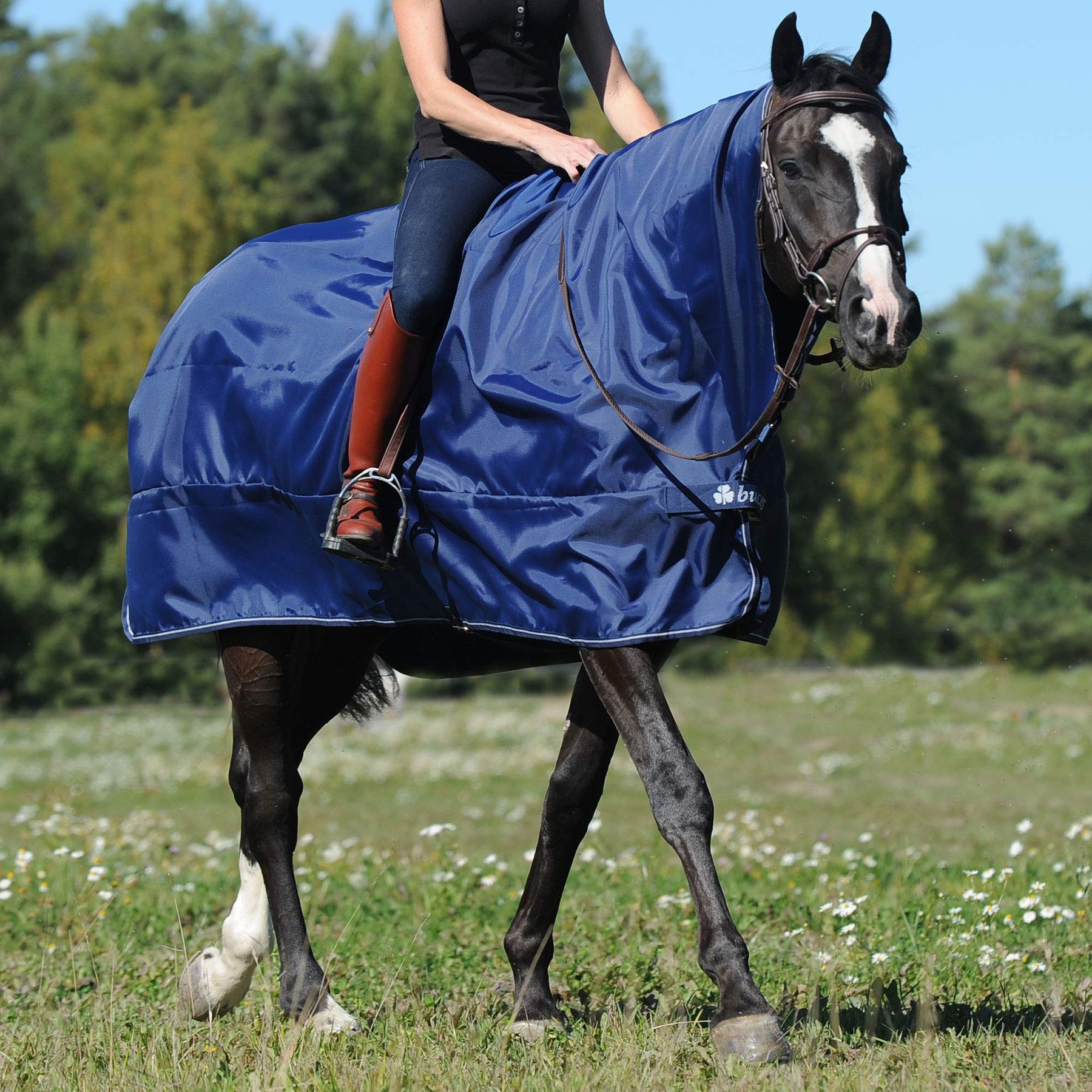 Couvre-rein Bucas Rain Protector imperméable pour cheval taille L