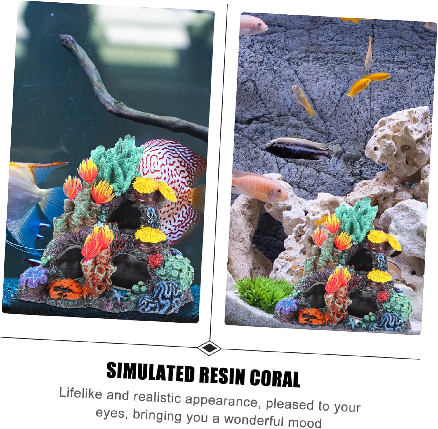 DOITOOL Artificial Coral Artificial Plants Aquarium Plants Fish Retirement Household Accessories Office