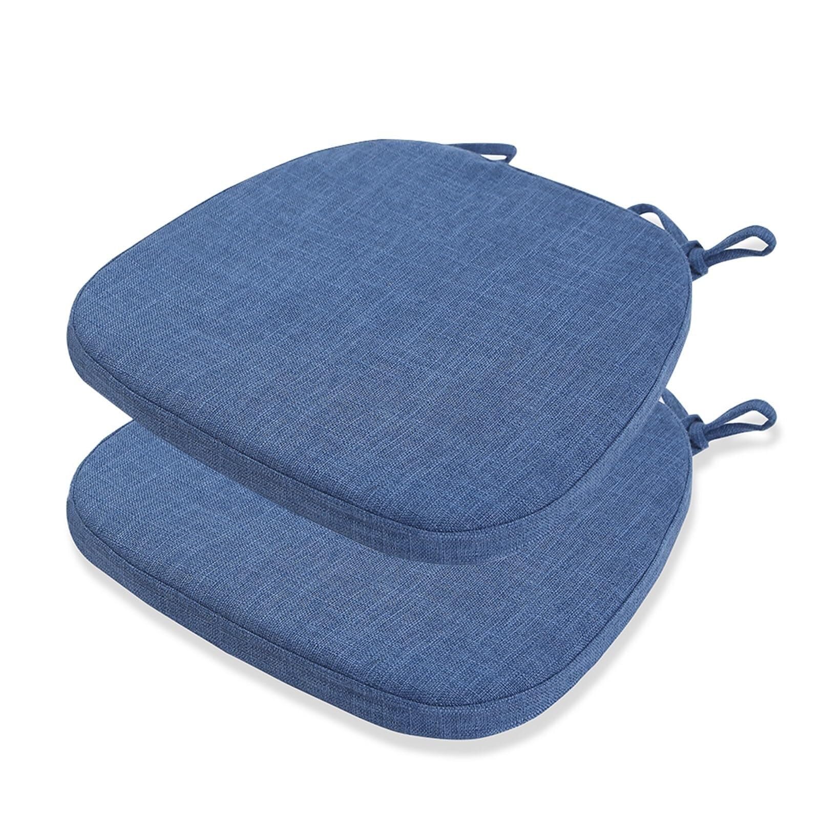 Coussin de chaise salle à manger haut de confort, assise premium JingNian bleue
