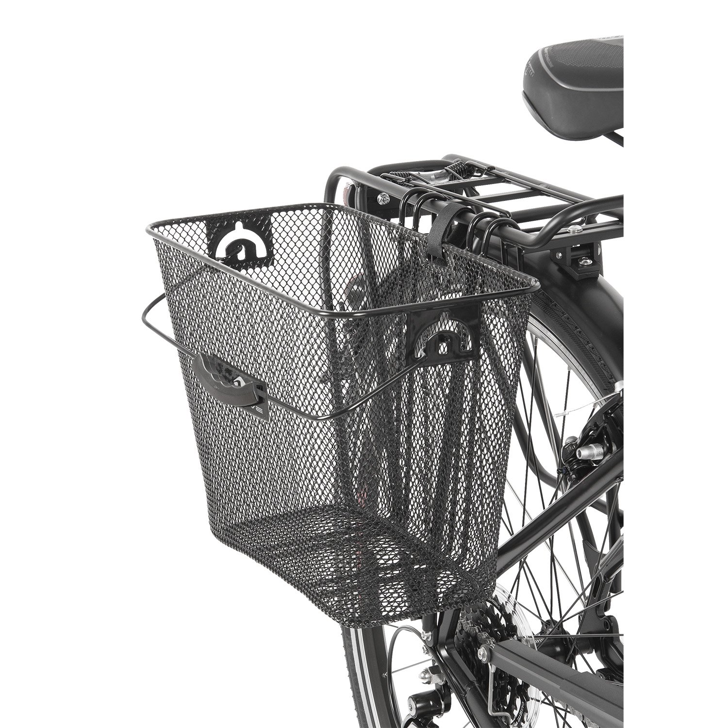 M-Wave BA-R Luggage Carrier Basket, Wire Basket for Pannier Rack