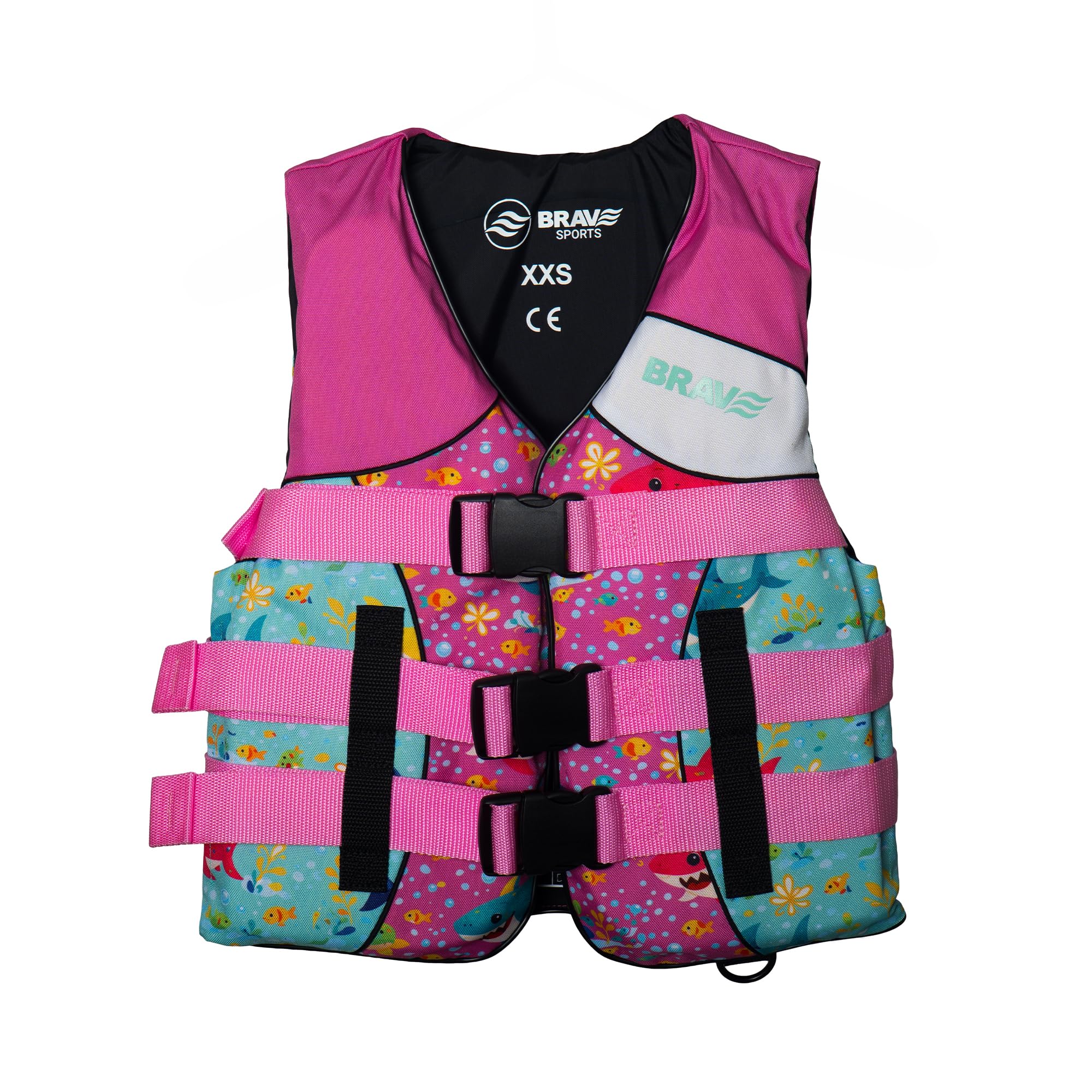 Chaleco Ayuda a la Flotabilidad Niños 50N Certificado – Flotador Infantil Playa, Piscina, Kayak y Barco – Nylon Resistente + PVC – 3 Cintas