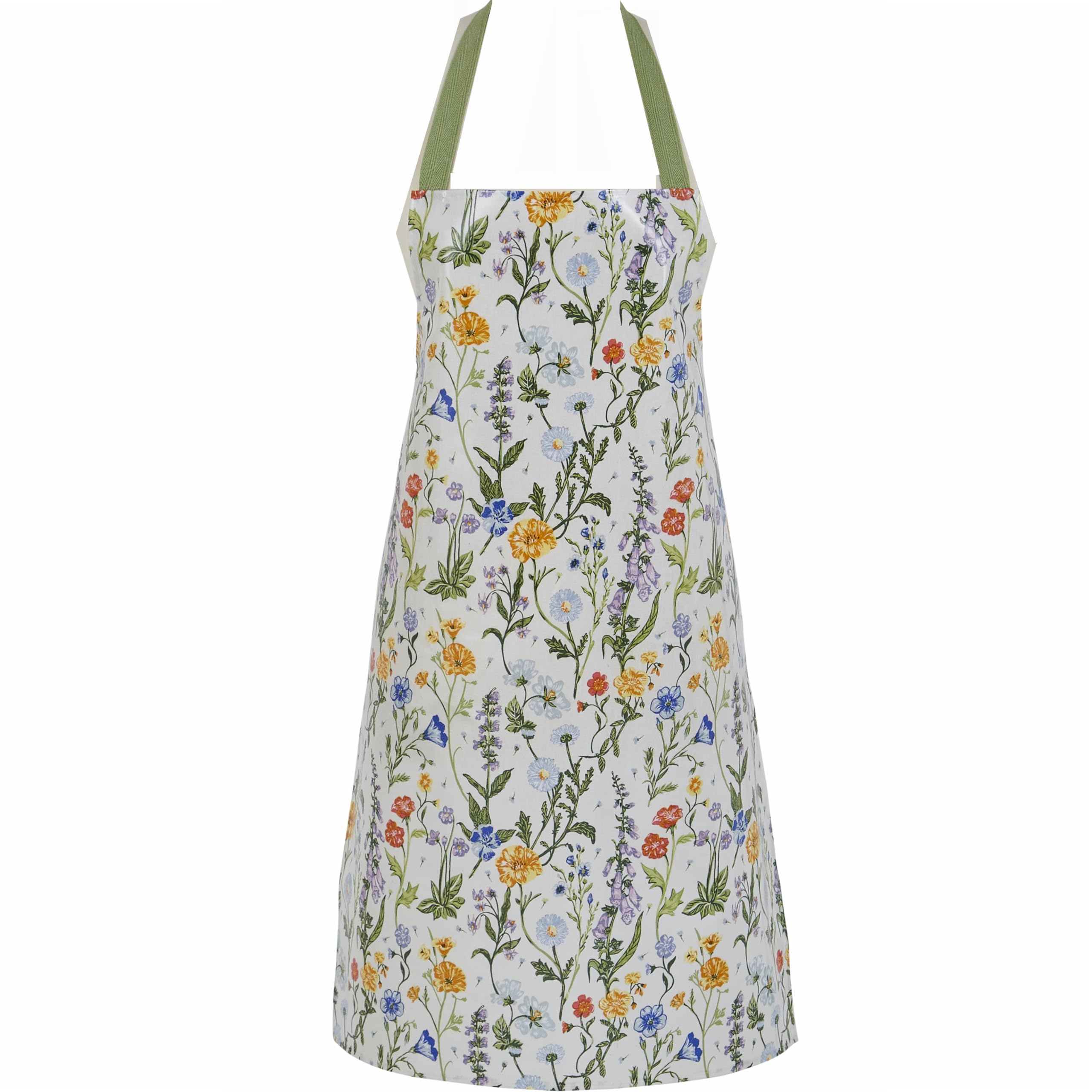 Cottage Garden Floral Cotton Bib Apron