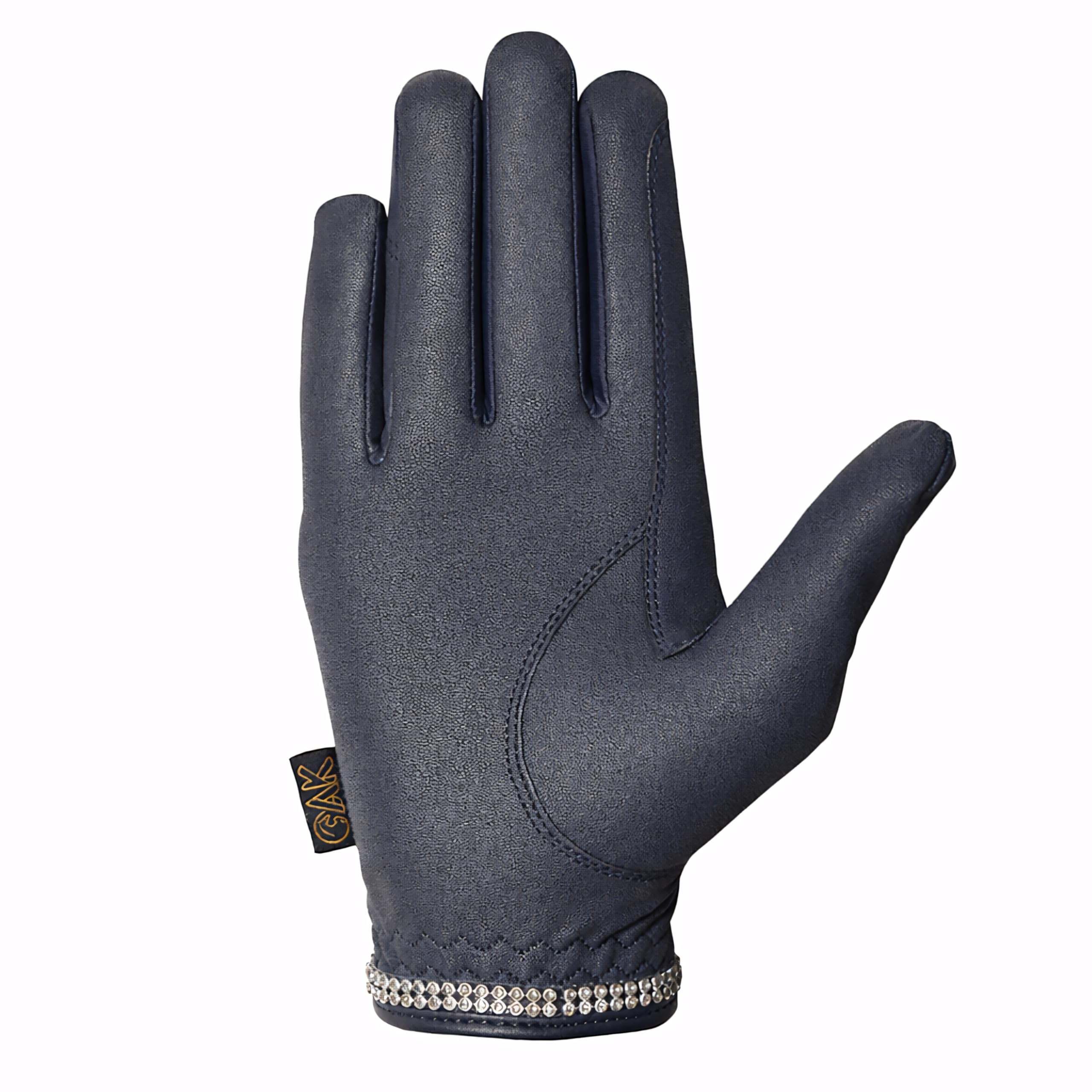 AK Horse Riding Gloves for Competition & Dressing with Crystal Diamante AKRS-6366