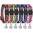 Upgraded Version - Reflective Cat Collar with Bell, Set of 6, Solid & Safe Collars for Cats, Nylon, Mixed Colors, Pet Collar,