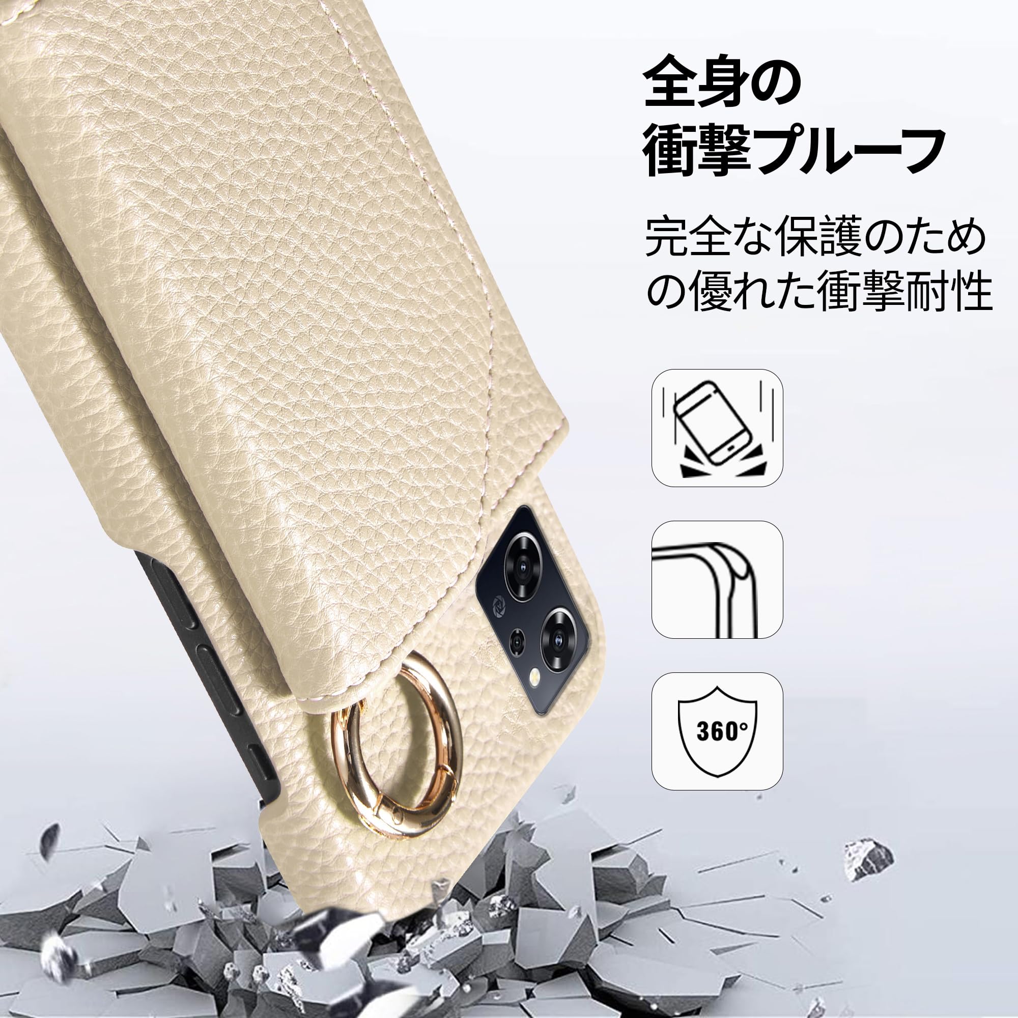 Amazon.co.jp: OPPO Reno9 A ケース 手帳型 おしゃれ 携帯ケース