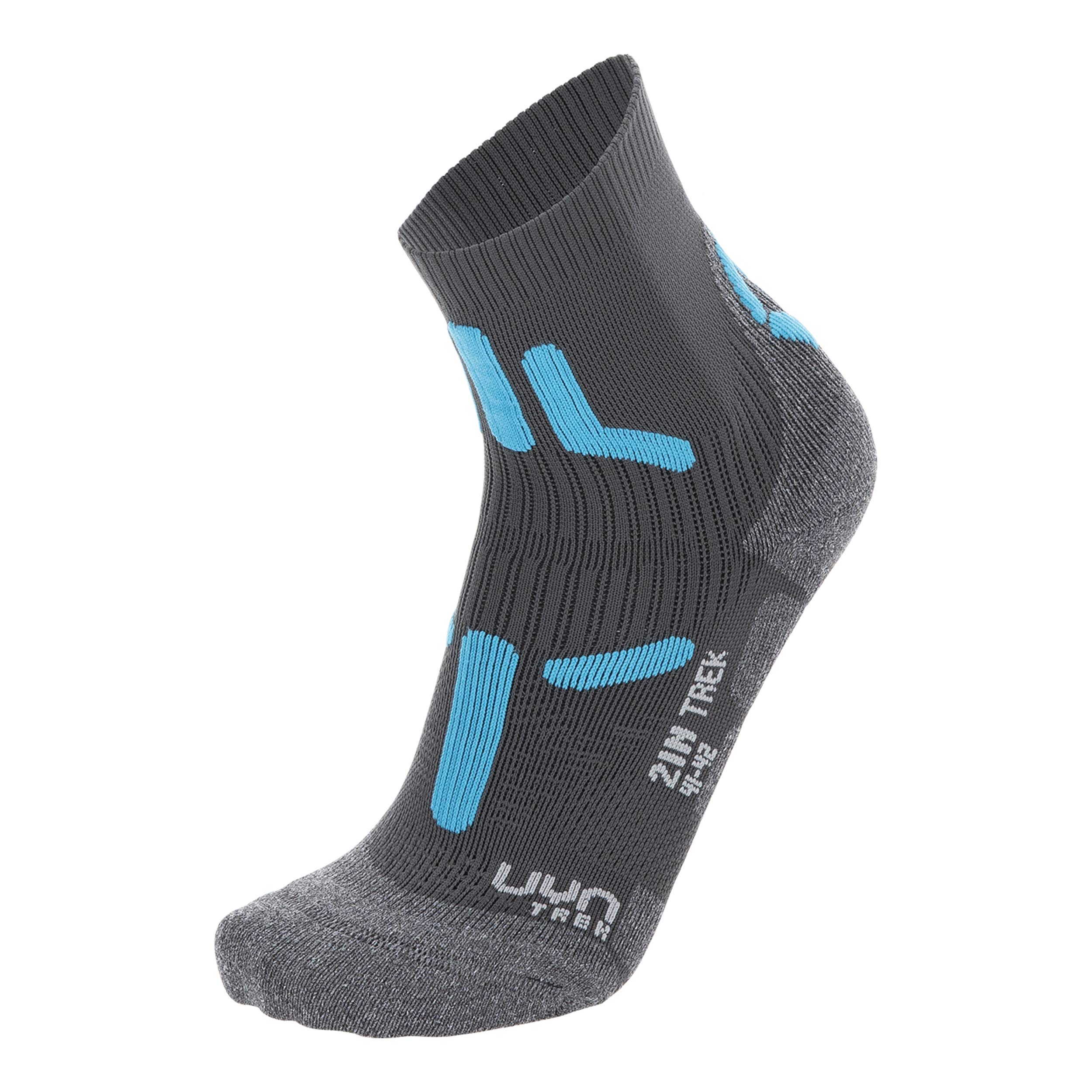 UYN Trekking 2In Socken Anthracite/Turquoise 35/36