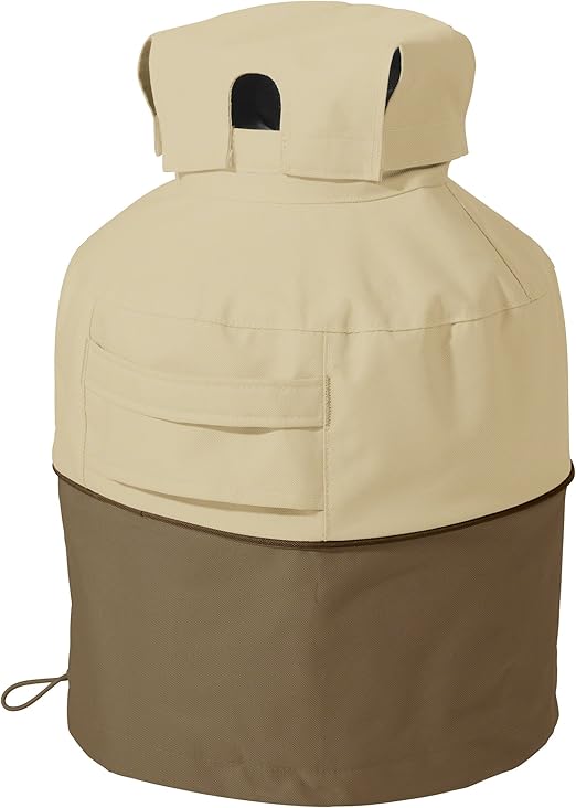 Classic Accessories Veranda Water-Resistant 7 Inch Propane Tank Cover, Grill Cover, Grill Cover for Outdoor Grill, BBQ Cover