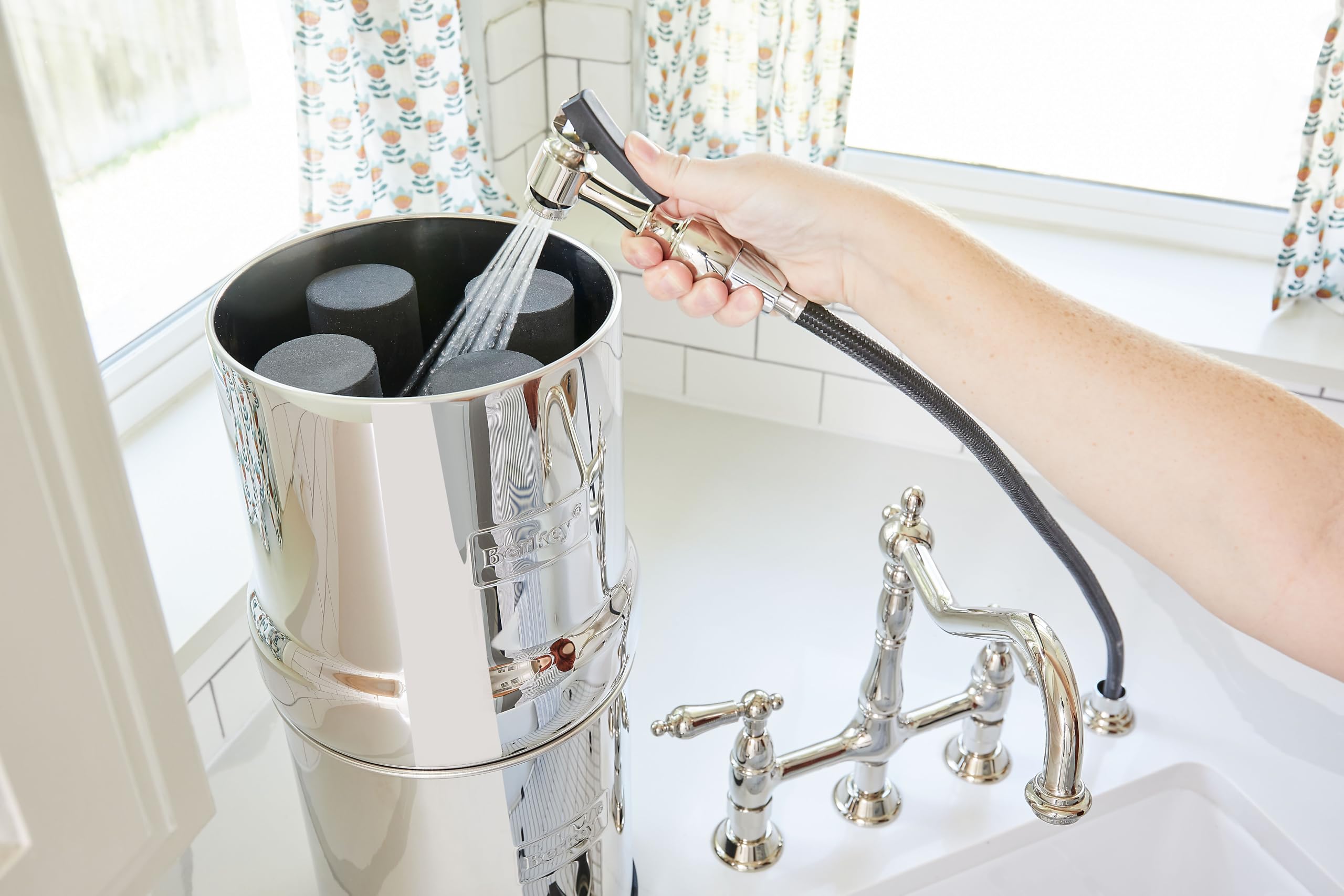 Royal Berkey RB4x2-BB Système de filtration d’eau avec 2 éléments noirs, par Berkey