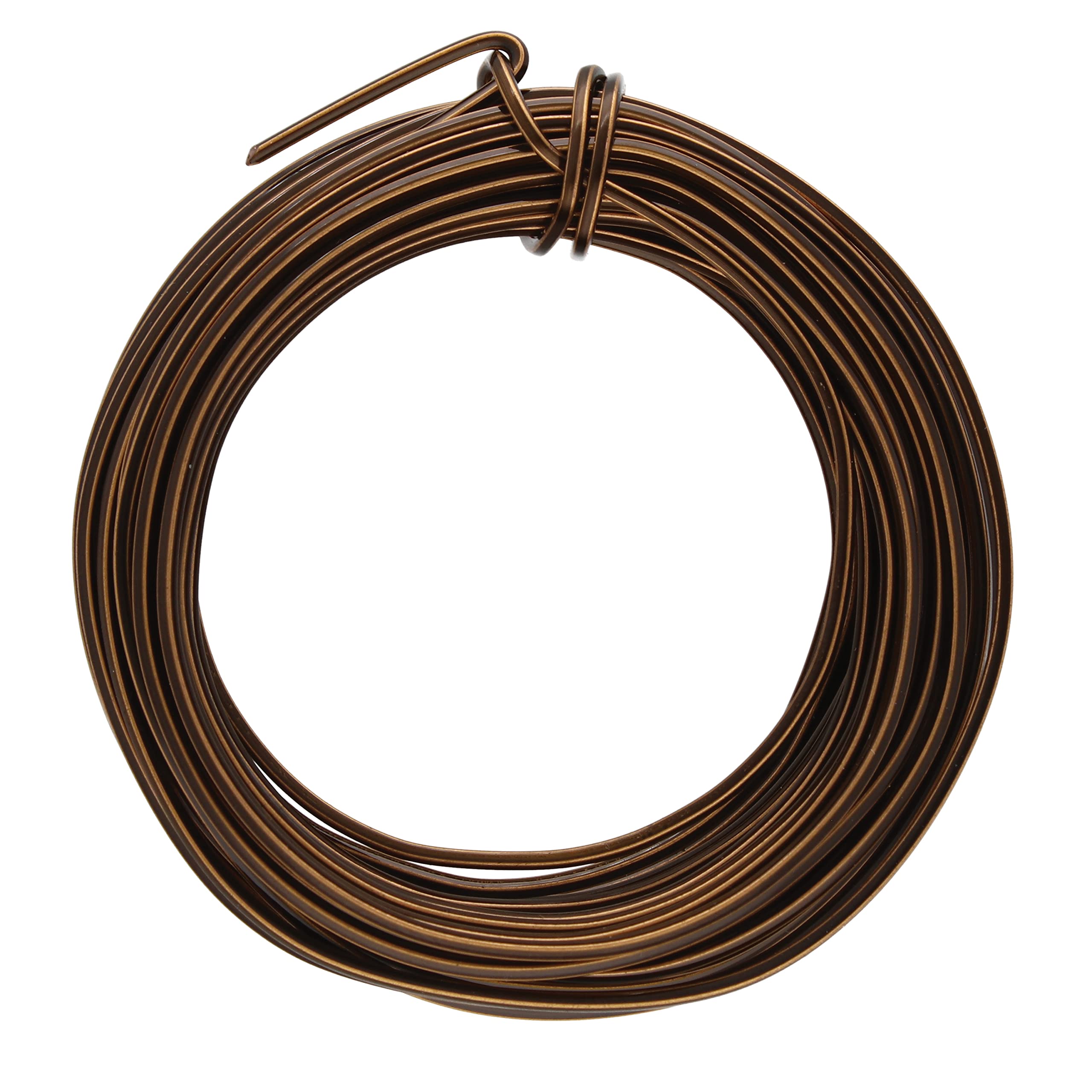 The Beadsmith Square Craft Wire - Wire Elements - Soft Temper - 18 Gauge, 7 Yard Coil - Vintage Bronze Color - Beading Wire Used for Jewelry Making, Wire Wrapping, and Other DIY Arts & Crafts โ image 1