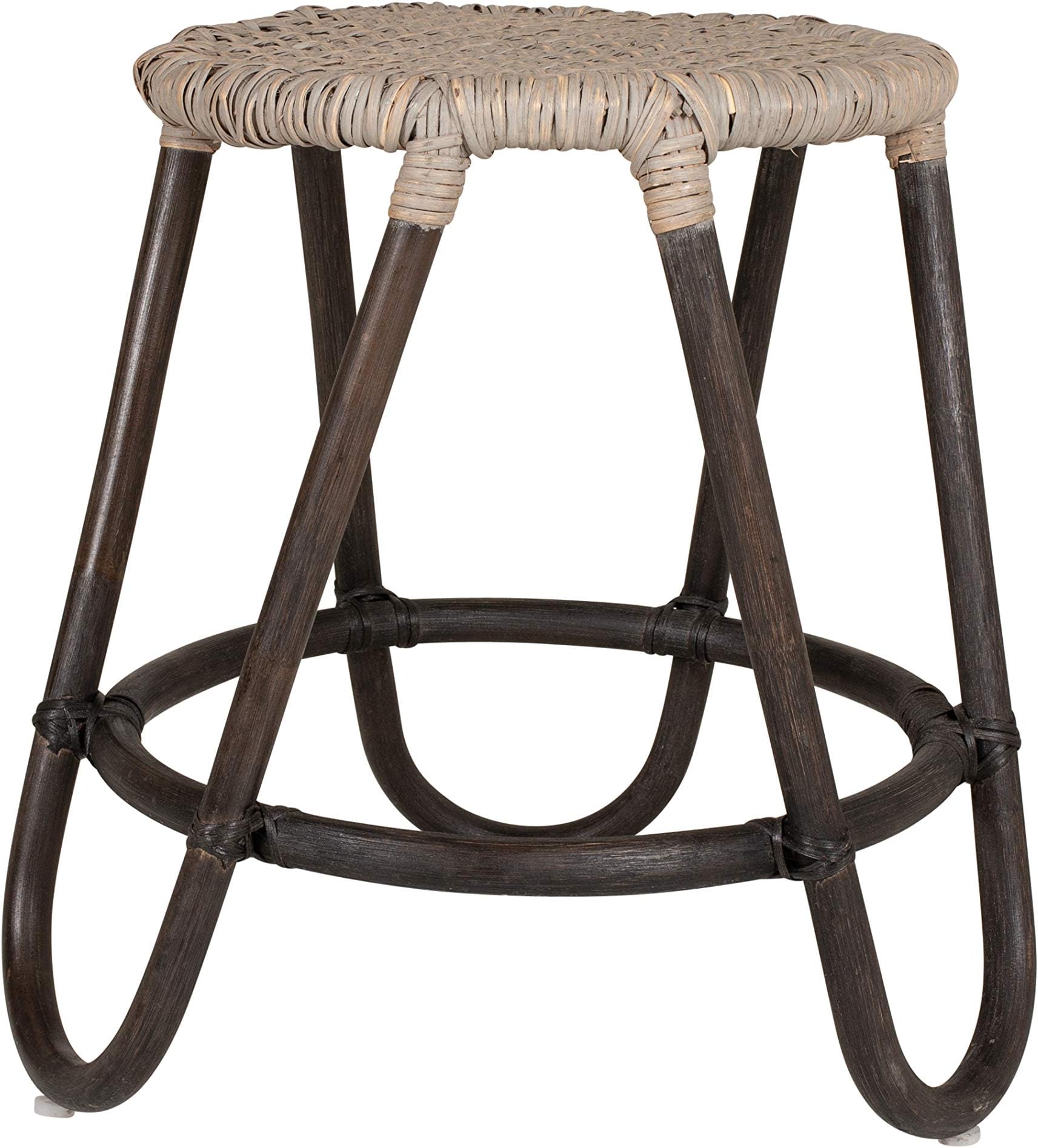 EAST at MAINAlana Stool End Table, Black, Grey