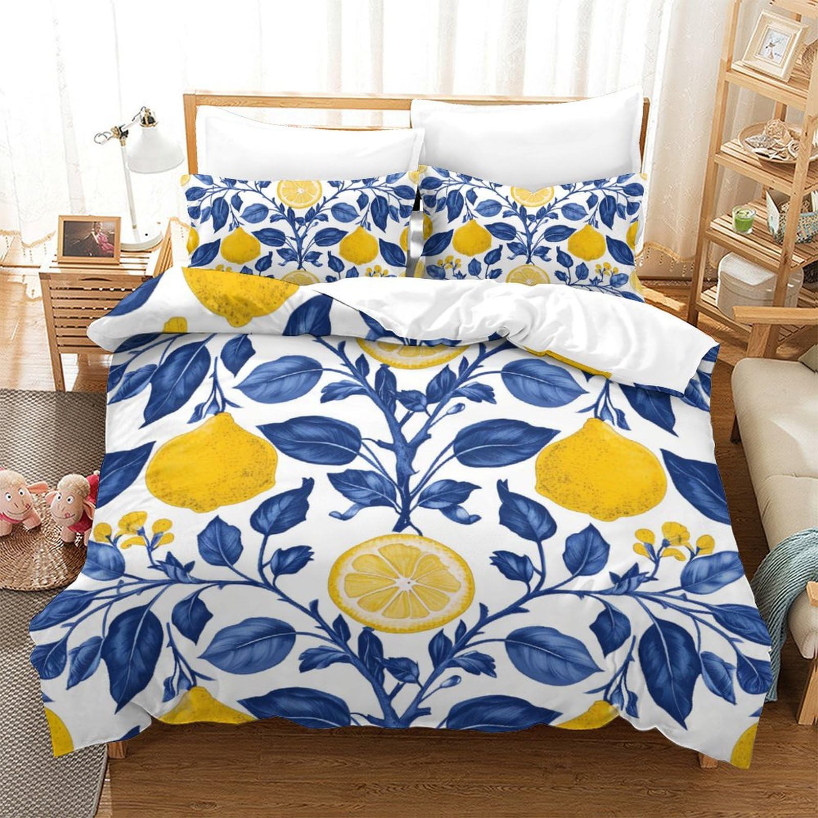 Housse de couette pour chambre adulte double parure lit douce