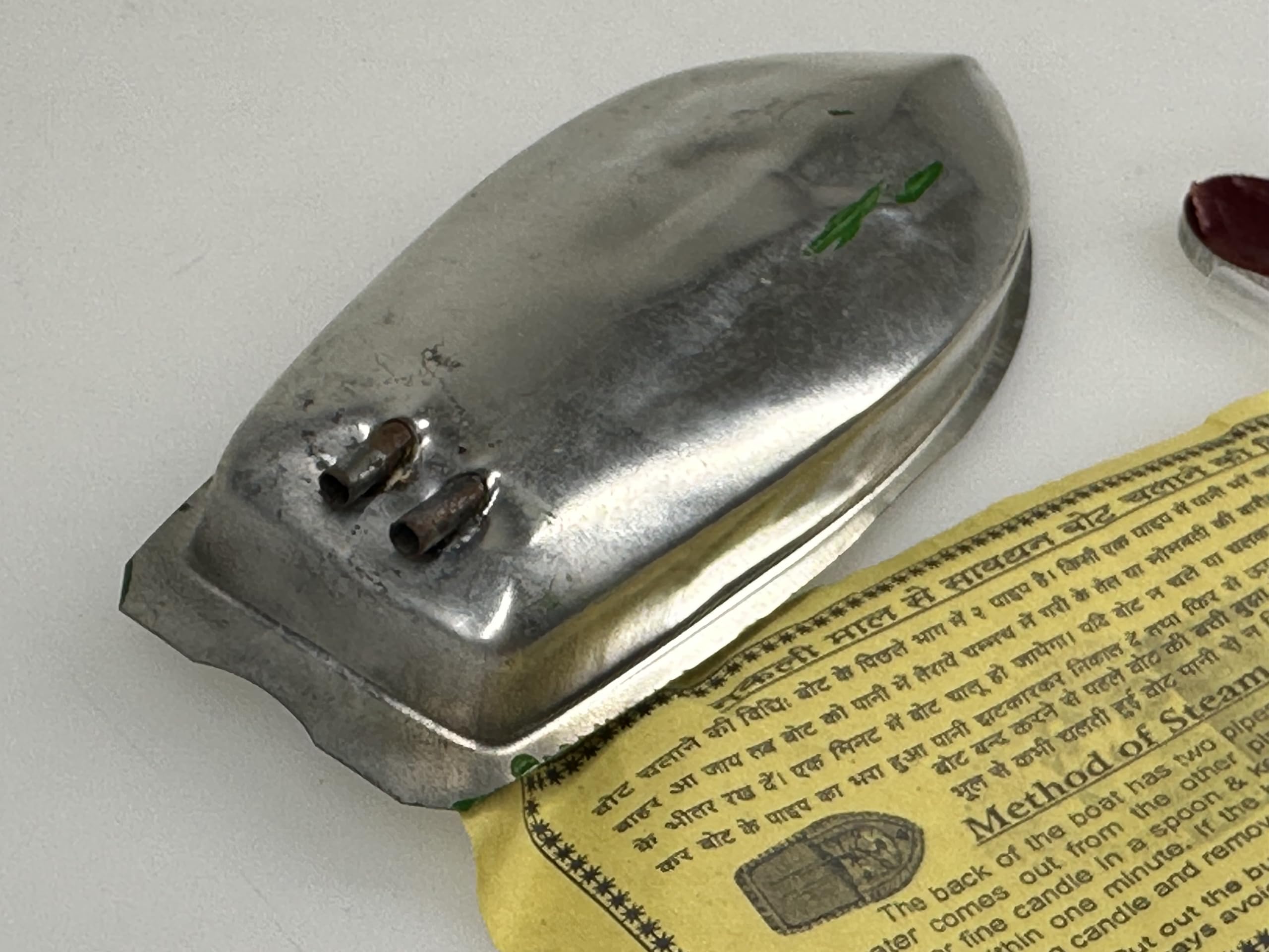 Big Game Toys~POP-POP Boat Gold Putt Putt, Phat Phat Retro Tin Litho Candle/Steam Power New Ponyo