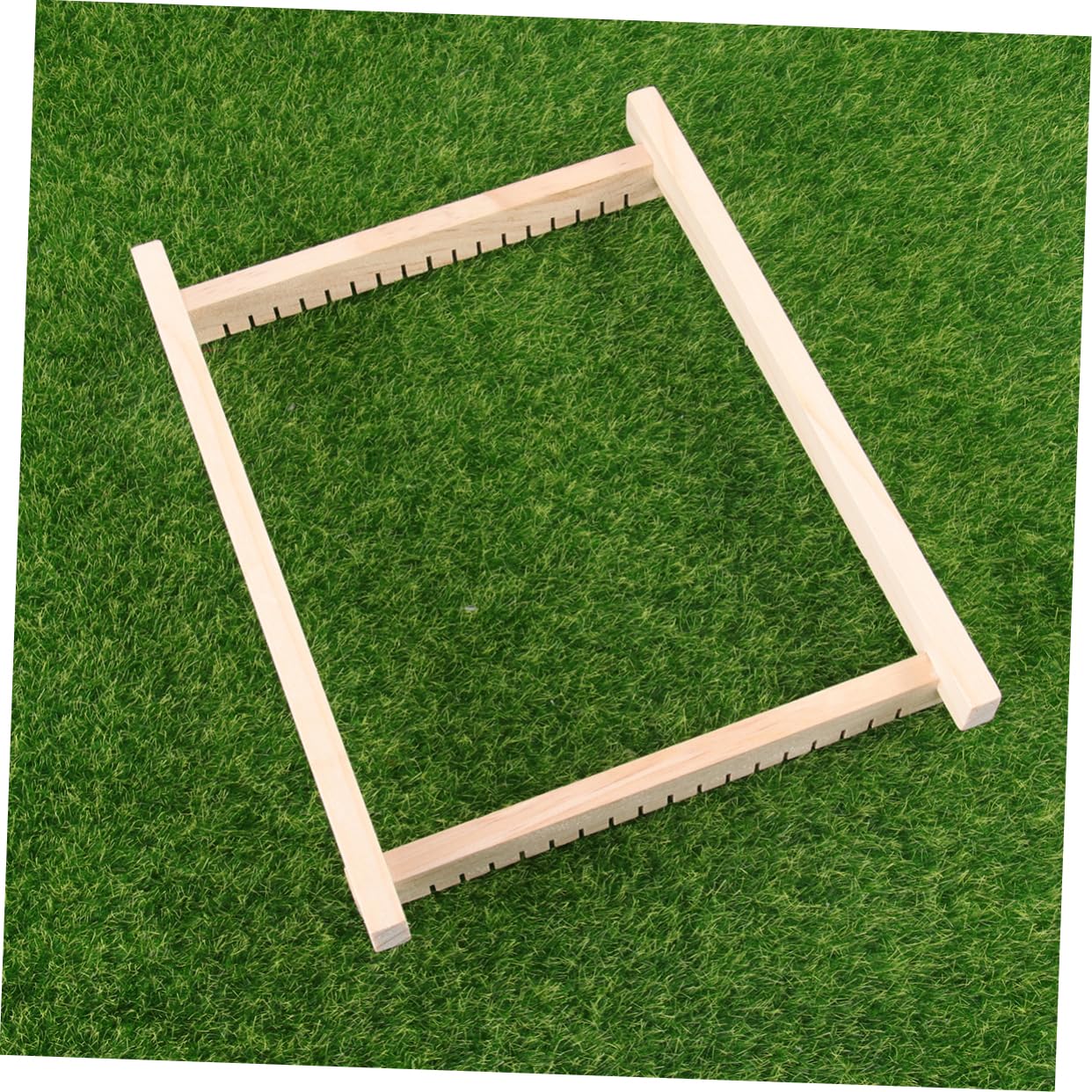 Gogogmee DIY Wooden Loom Toys for Boys and Girls Knitting Machine for Children Weaving Craft Kit