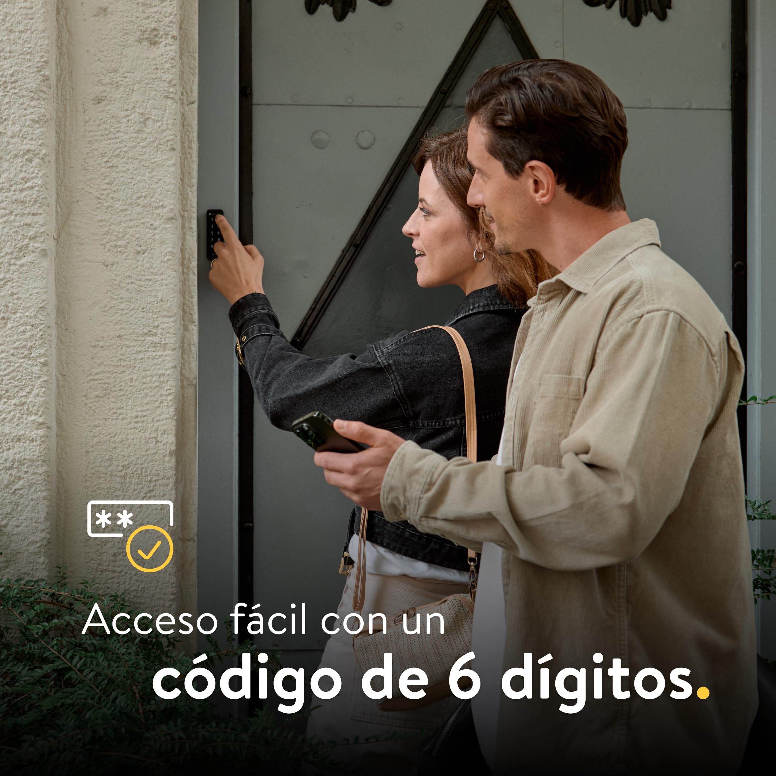 Nuki Smart Lock Go (2025) con Bluetooth & Matter, cerradura inteligente que convierte tu smartphone en llave, fácil instalación sin cambiar cilindro – Smart Lock con Keypad
