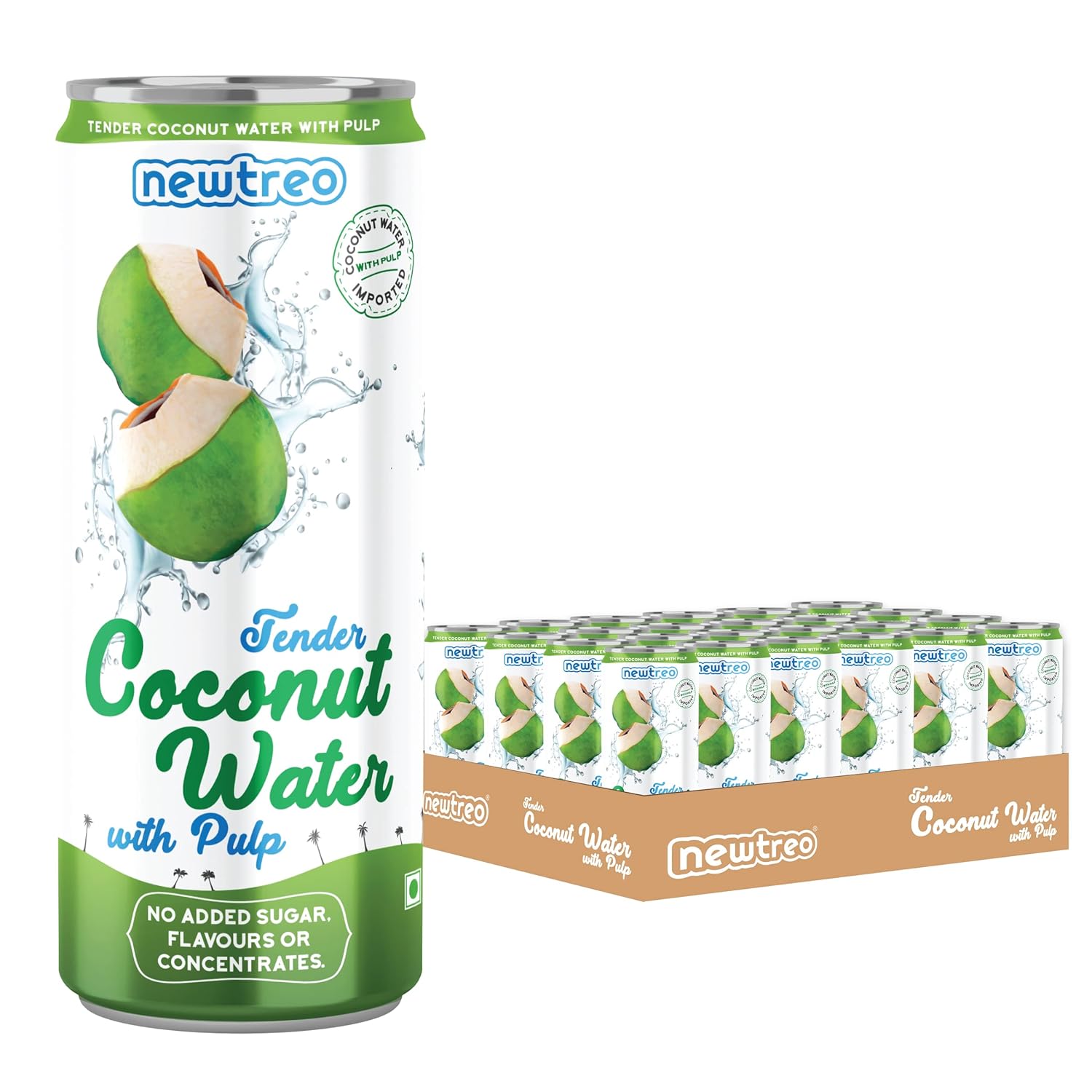 Newtreo Tender Coconut Water with Pulp 100 Coconut Water No Added