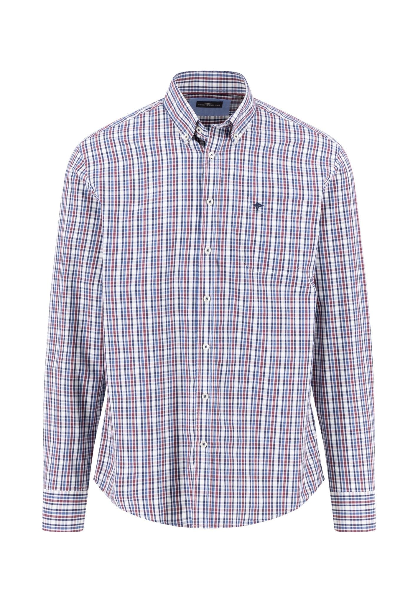 Fynch-Hatton Men's Multicolor 15145750 Long Sleeve Shirt Xl