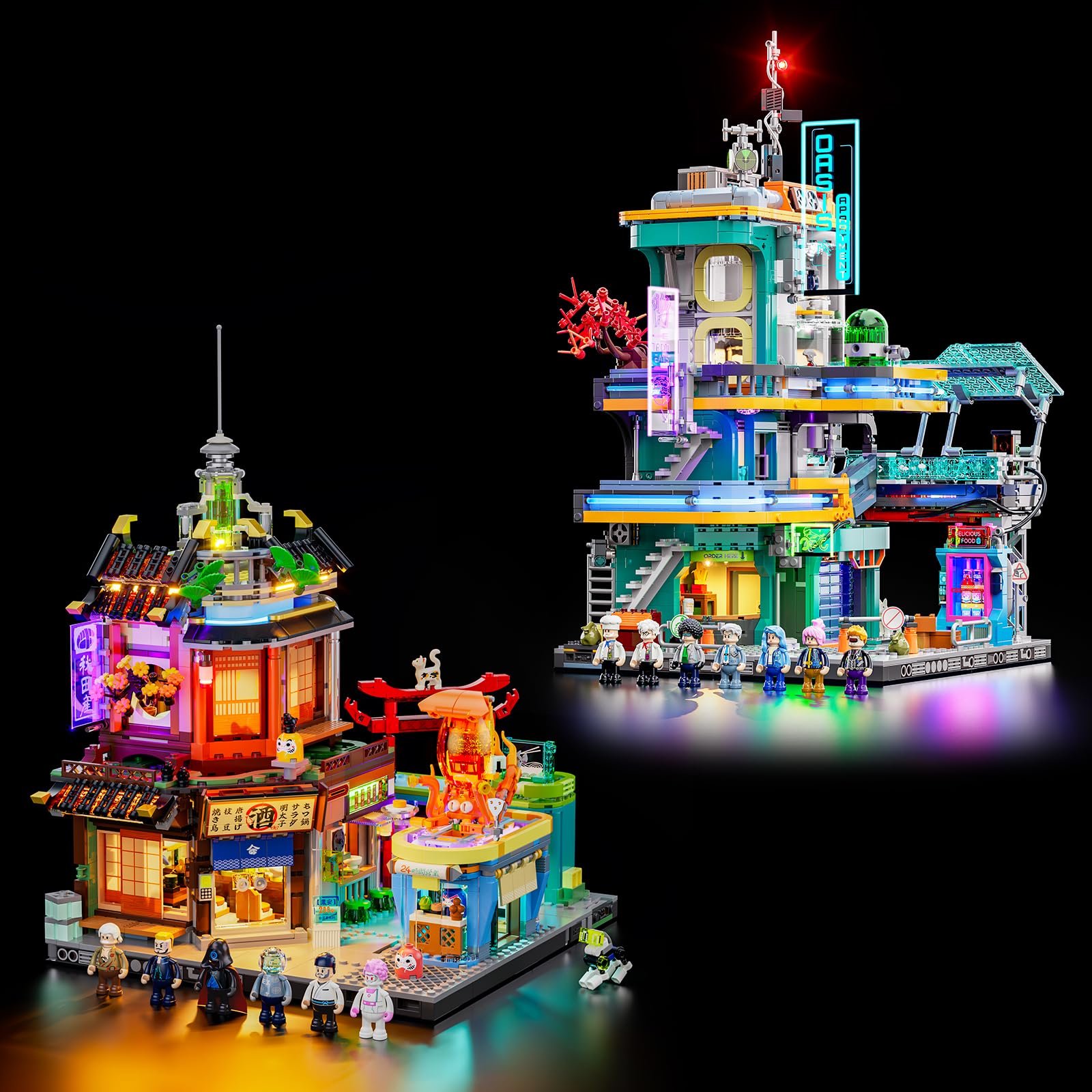 Amazon.com: FUNWHOLE Cyberpunk Japanese-Izakaya and Cyberpunk