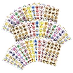 VKPI Scratch and Sniff Stickers, 864 Pieces Fruits and Foods Smelly Stickers, 12 Different Scents, 36 Sheets, Reward Motivate Stickers for Kids, Teachers, Parents, Crafts, Party Favor, Christmas Gift