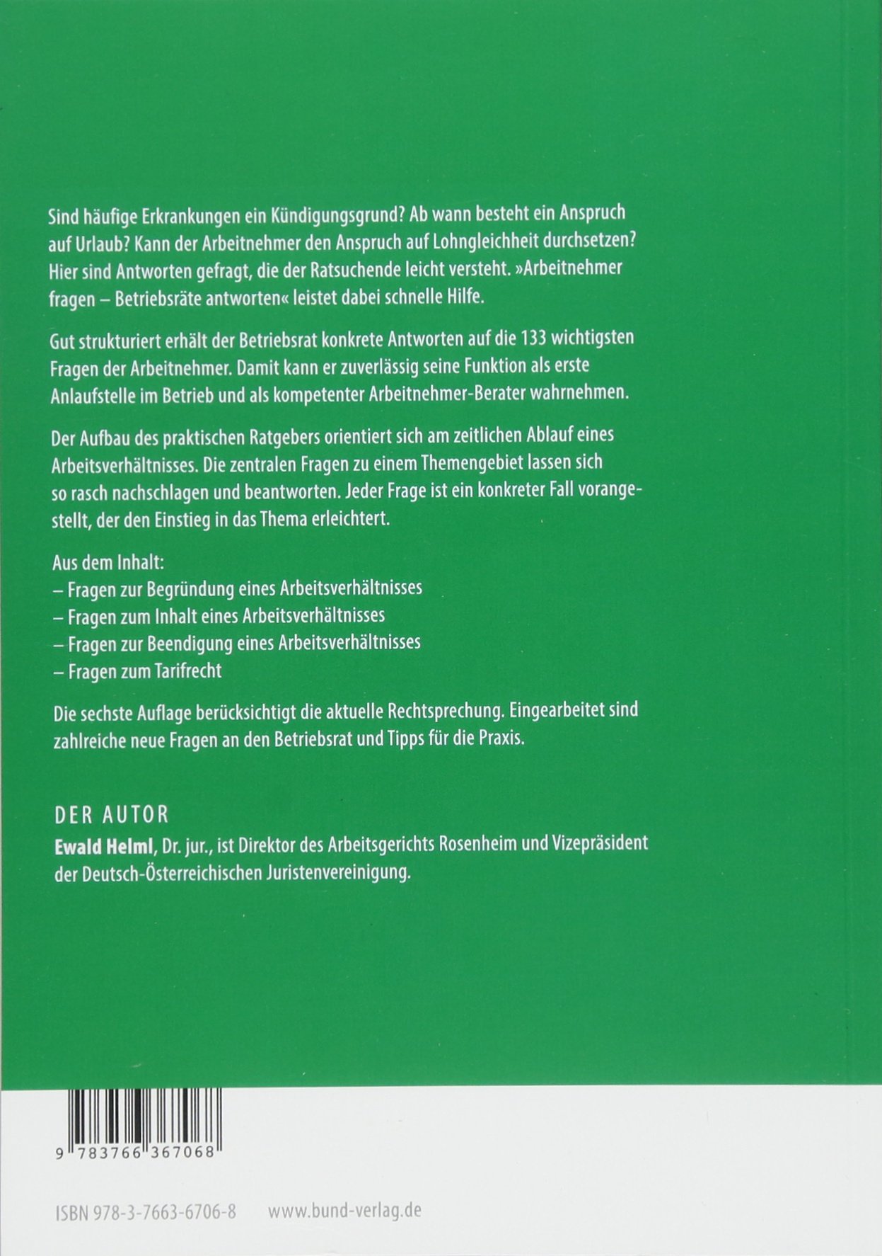 Arbeitnehmer fragen - Betriebsräte antworten: Die 133 wichtigsten Fragen an den Betriebsrat (aktiv im Betriebsrat)