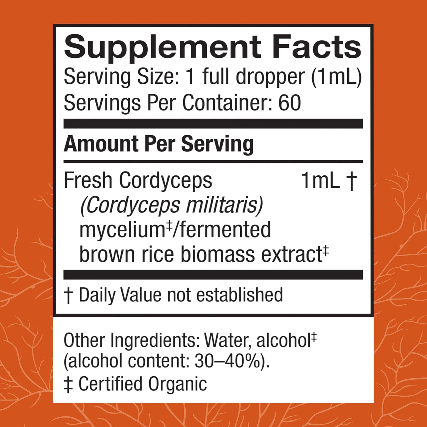 Host Defense Cordyceps Extract - Immune & Energy Support Supplement - Kidney Health Supplement with Cordyceps - Fitness Support to Aid Oxygen Uptake - 2 fl oz (60 Servings)* - Image 2