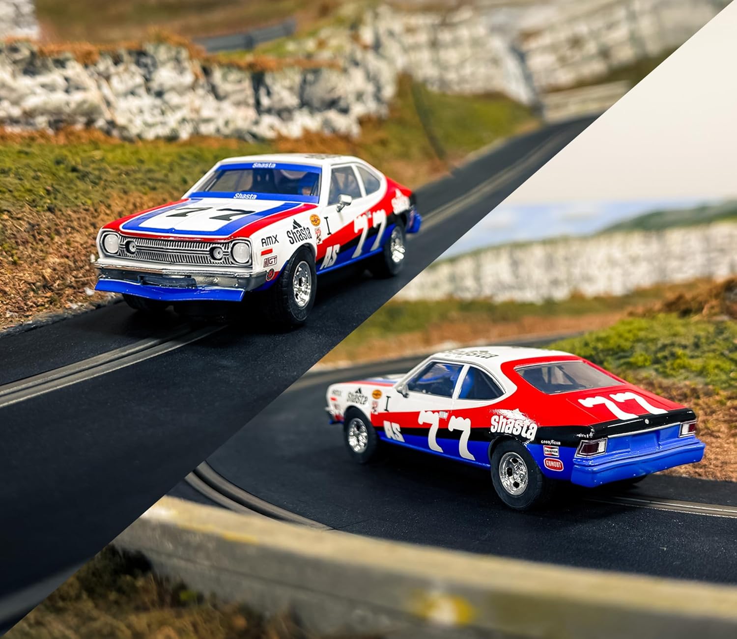 Scalextric C4583 AMC Hornet - Trans AM - Buzz Dyer Slot car Racing, Toy Slot Car for use with Race Tracks or Set - Small Kids Gift Ideas for Boy/Girl Ages 3+, Scalextric Accessories