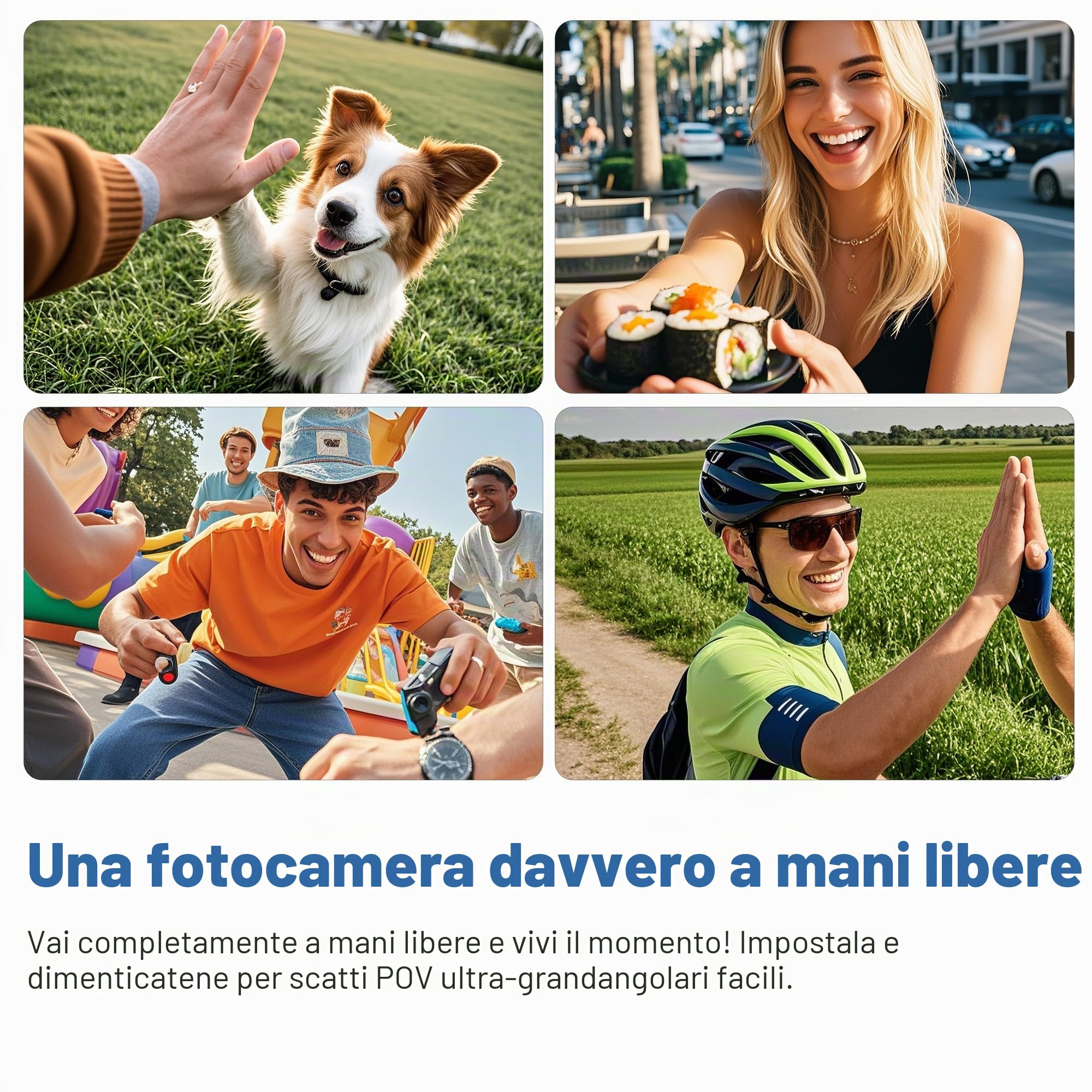Meoilkolnm Mini videocamera da 128 GB FHD 1080P, action body cam indossabile, videocamera portatile di alta qualità per la sicurezza, lavoro, guardia, viaggi (nero)