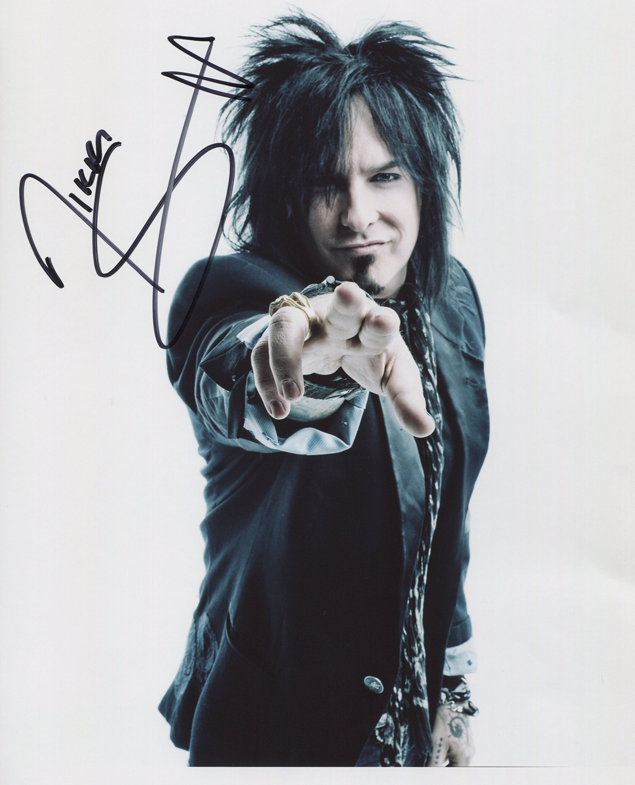 Nikki Sixx Motley Crue SIGNED Photo 1st Generation PRINT Ltd 150 + Certificate (2)