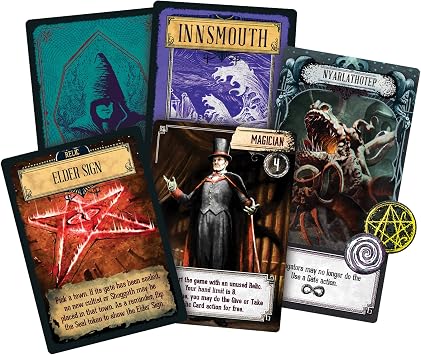 Asmodee Pandemic Reign of Cthulhu Board Game - Investigate and Confront Cosmic Horror, Cooperative Strategy Game, Family Fun for Kids & Adults, Ages 14+, 2-4 Players, 40 Minute Playtime