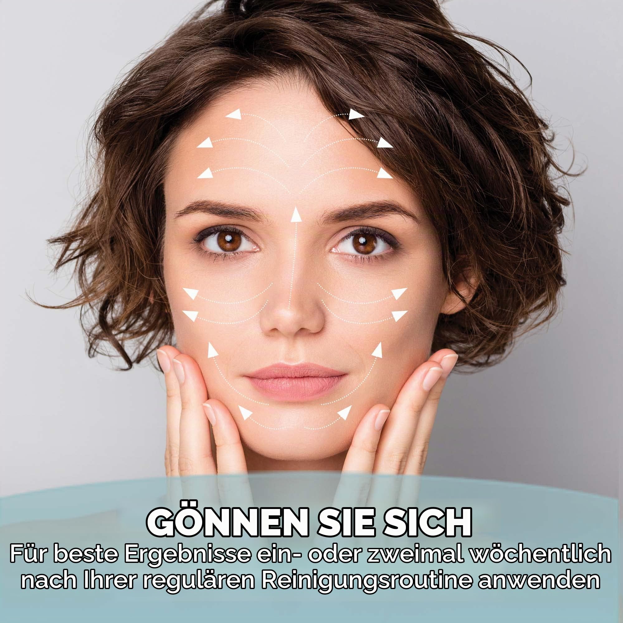 Homedics Refresh Hydradermabrasion Cleanser Hydrafacial Gerät | Mitesserentferner-Vakuum, Pigmentfleckenentferner, Mikrodermabrasion, 3 Programme, 6 Düsen, Hautpflege bei Unreinheiten