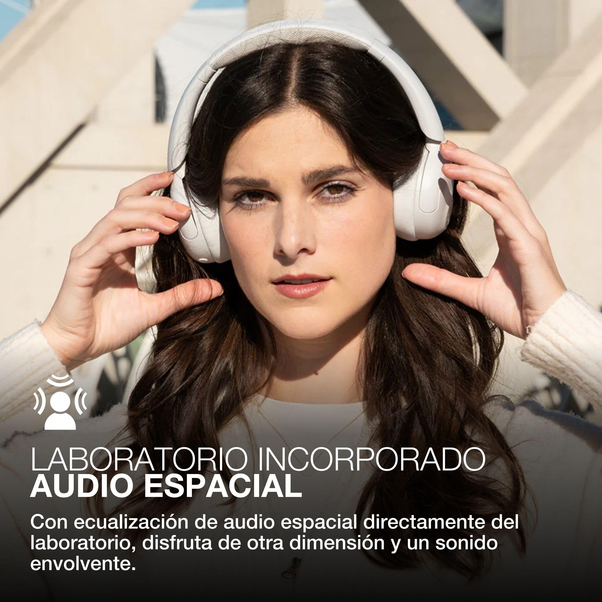 JLab Go Lux ANC Auriculares Inalámbricos Bluetooth con Cancelación Activa de Ruido - Cascos con MicróFono, 70+ Horas de Reproducción, Audio Espacial y Modo Consciente, Malva