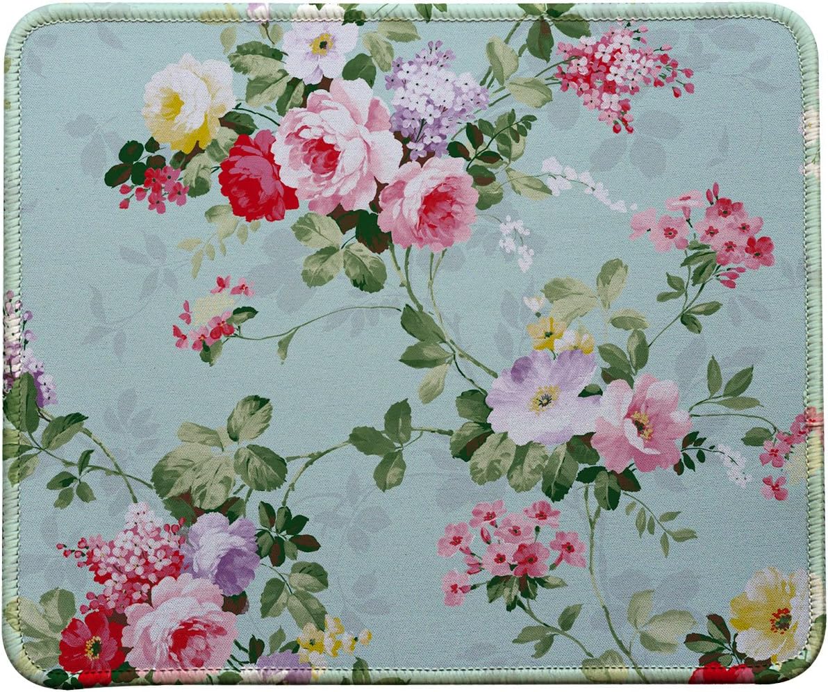 Rose Flower Mouse Pad (Retro Style)