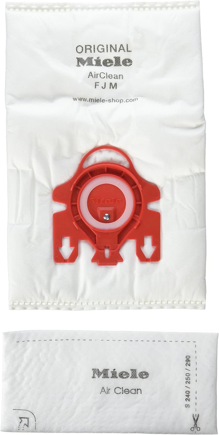 Miele AirClean 3D Efficiency Dust Bag, Type FJM, 8 Bags