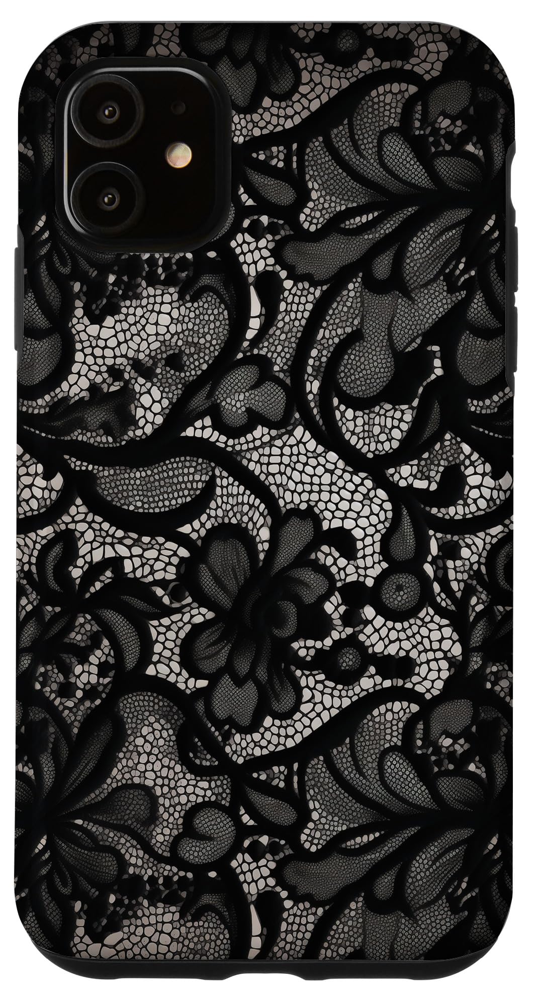 Amazon.com: Black Lace Vintage Pattern Case for iPhone 11 : Cell