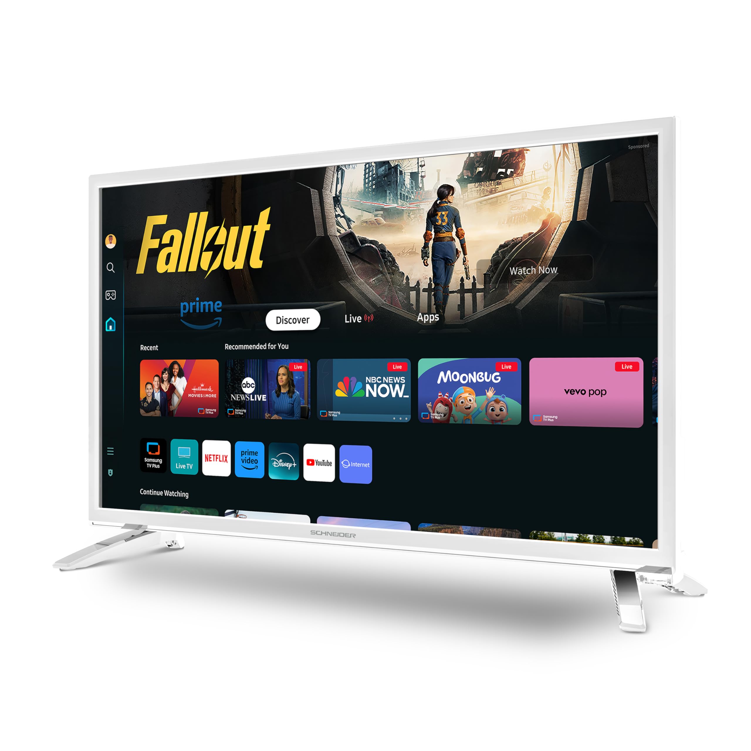Schneider TV HD 24" (60cm) Smart Tizen 1366x768 Dolby Audio