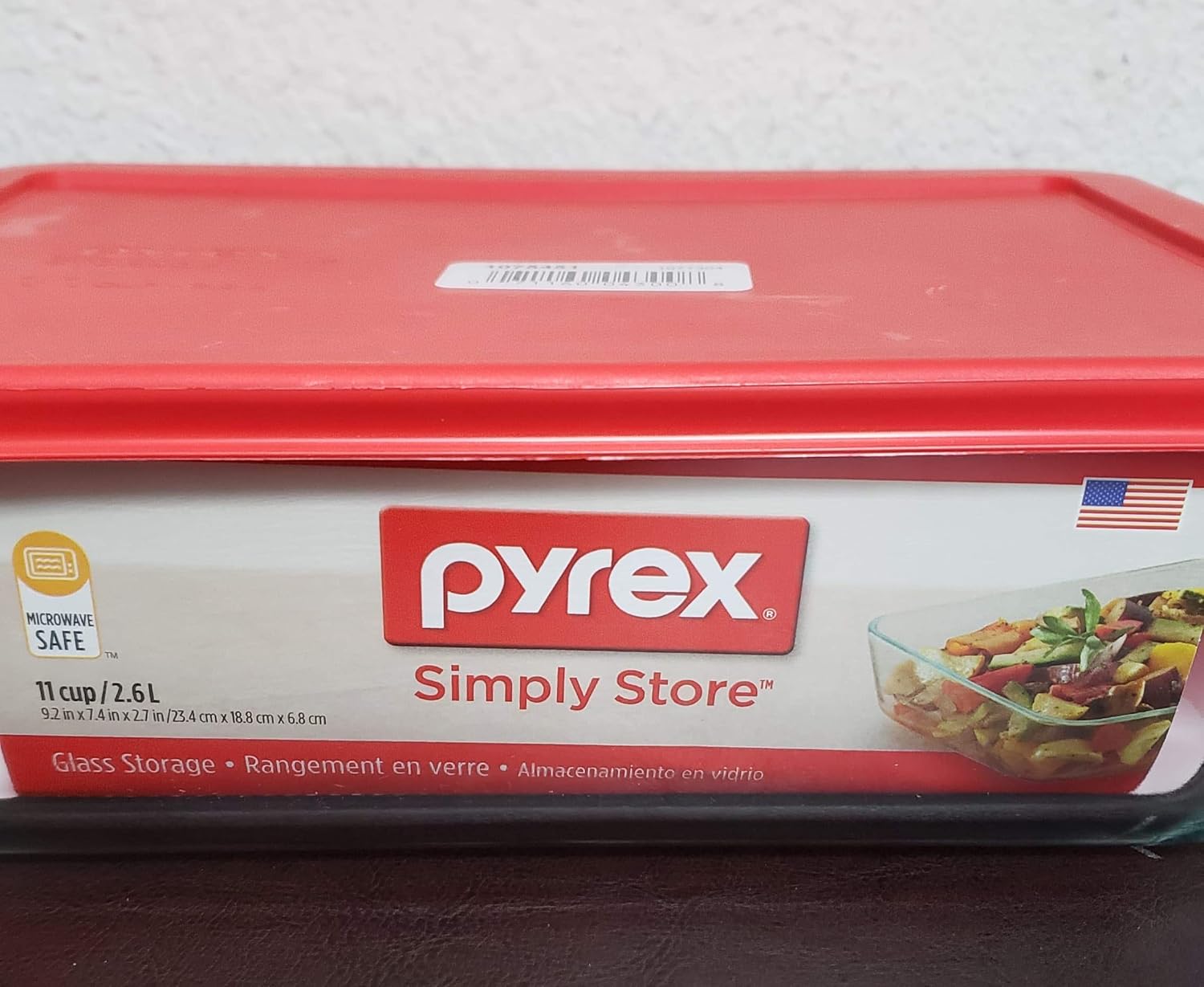 Pyrx Stor+rect/Cvr Size 11 Cu Pyrx Storage+rectangle/Cover 11 Cup