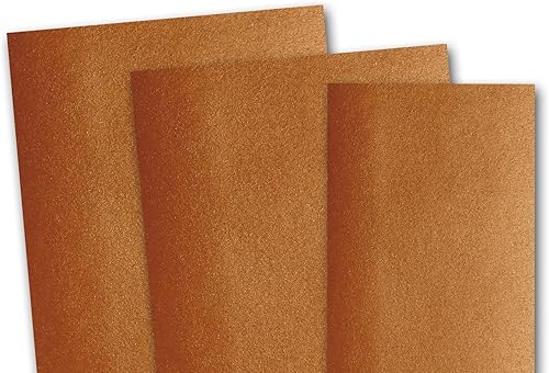 Vista 24 de Paquete de 50 papel metálico brillante, texto # 81, metálico de doble cara, ideal para impresiones especiales, bandas para el vientre, tarjetas