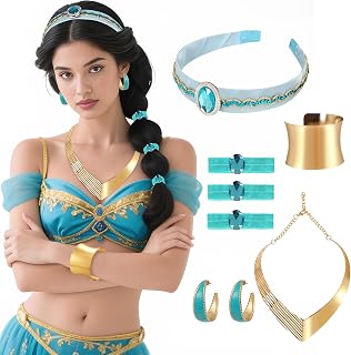 Princess Accessories Arabian Costume 5PCS Jewelry Set