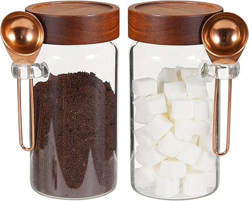 Miniatura 10 de Tarro de vidrio con tapa superior de rosca, tarros de vidrio de borosilicato de 37 onzas, recipientes de condimentos para cocina, recipientes