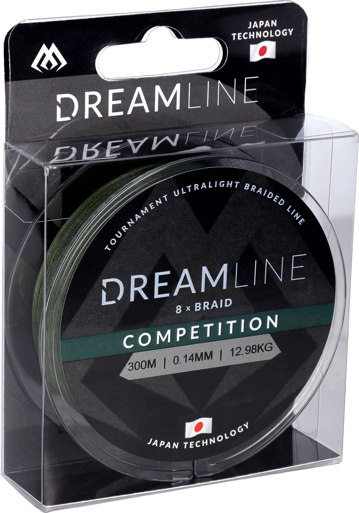 Plecionka - Dreamline Competition - 0.18mm/18.32kg/300m - ZIELONA