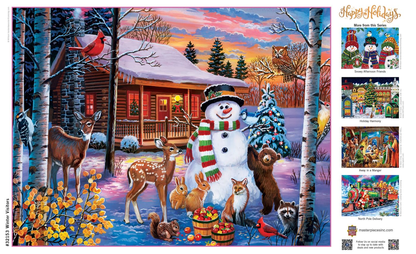 Amazon.com: MasterPieces 300 Piece EZ Grip Christmas Jigsaw Puzzle