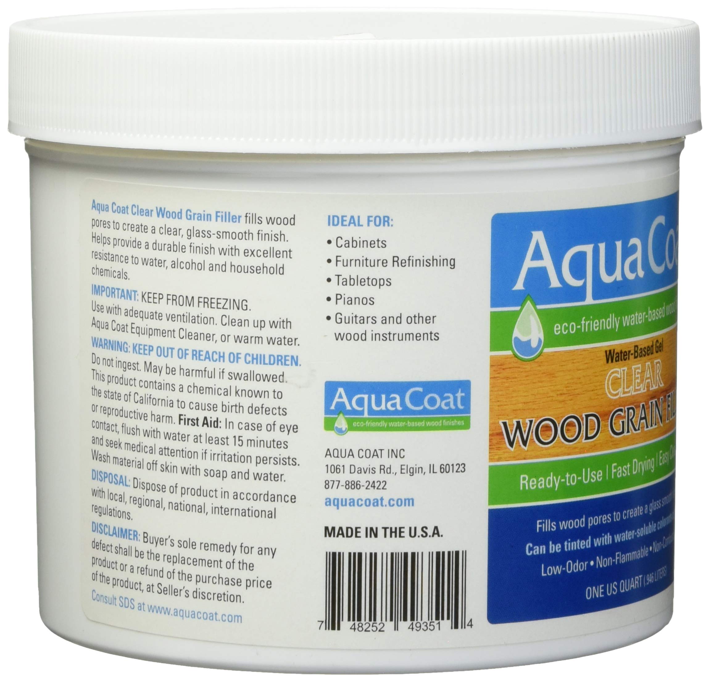 High Performance Waterbased Wood Grain Filler, 55 OFF